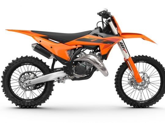  MOTORCYCLES KTM MOTOCROSS MY25 125SX 579818_MY25-KTM-125 SX-90-right_Studio_03_STUDIO