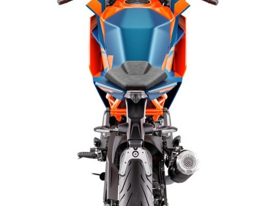  MOTORCYCLES KTM STREET MY22 RC390 390721_RC390_BLUE_MY22_Rear-Above_EU_ Global