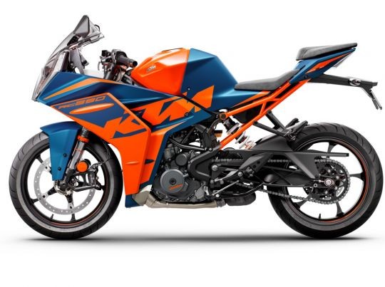  MOTORCYCLES KTM STREET MY22 RC390 390658_RC390_BLUE_MY22_90-Left_INDIA