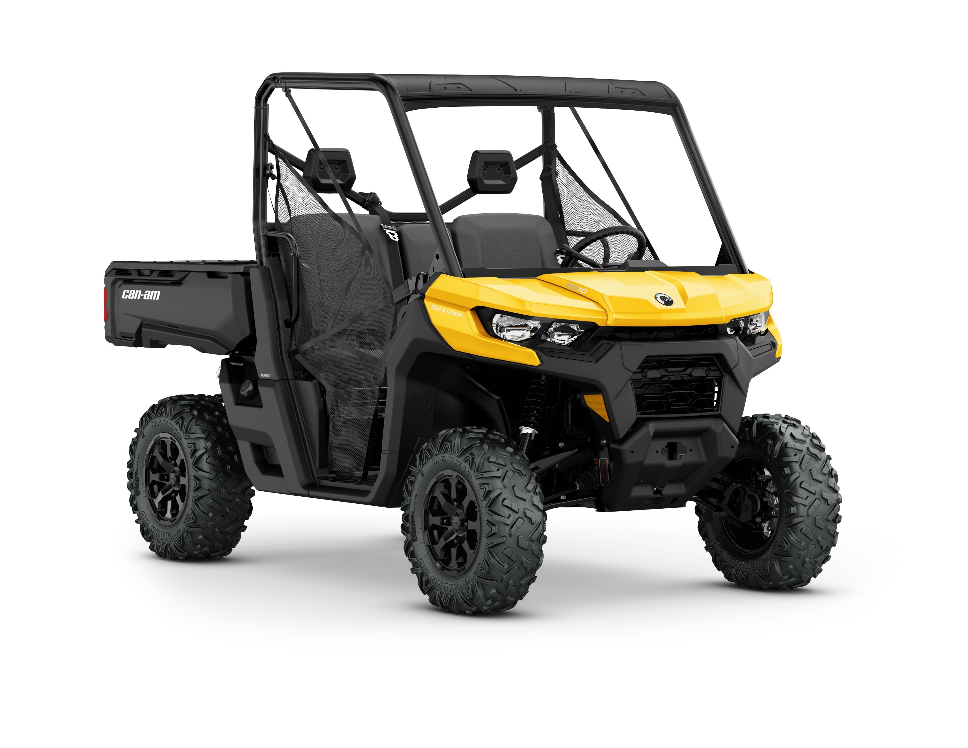  POWERSPORTS CANAM ORV_IMAGERY DEFENDER MY21 MY21-Can-Am-Defender-DPS-HD10HO-Yellow-34Front-INTL